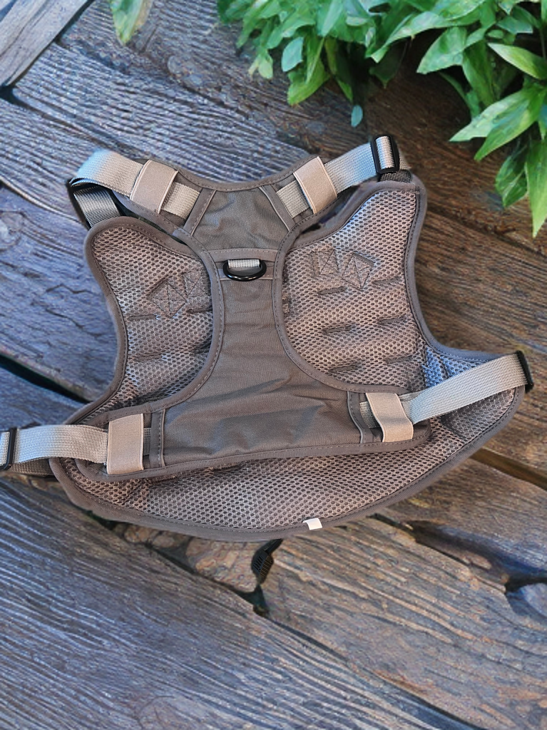 EV Trail Secure Dog Tactical Vest/Harness- Gray