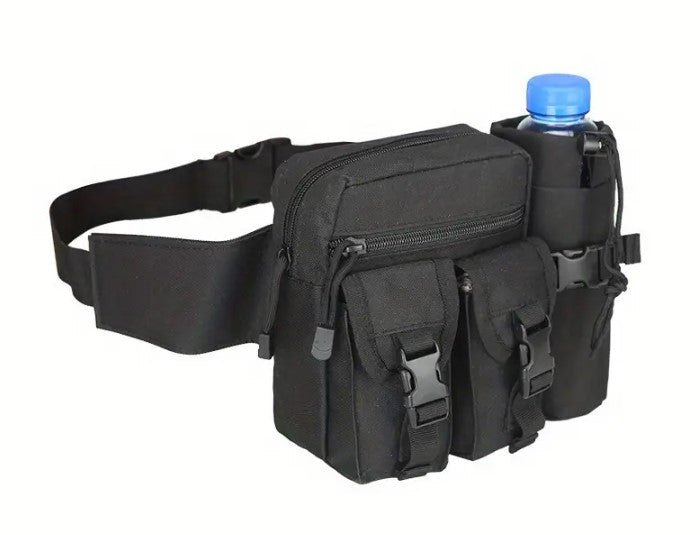 Versatile Adventure Waist Pack with Water Bottle Holder