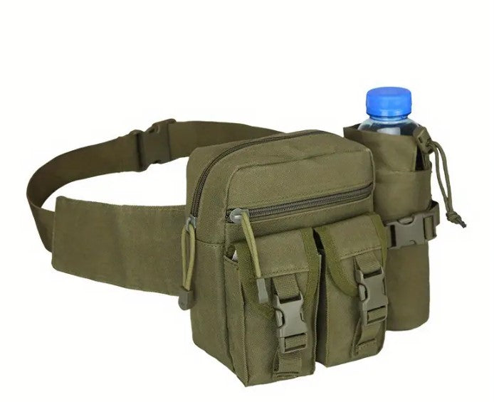 Versatile Adventure Waist Pack with Water Bottle Holder