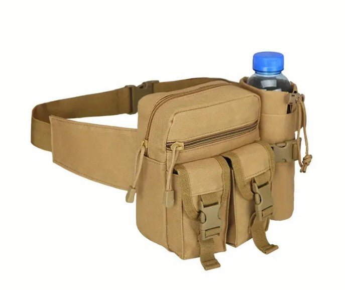Versatile Adventure Waist Pack with Water Bottle Holder