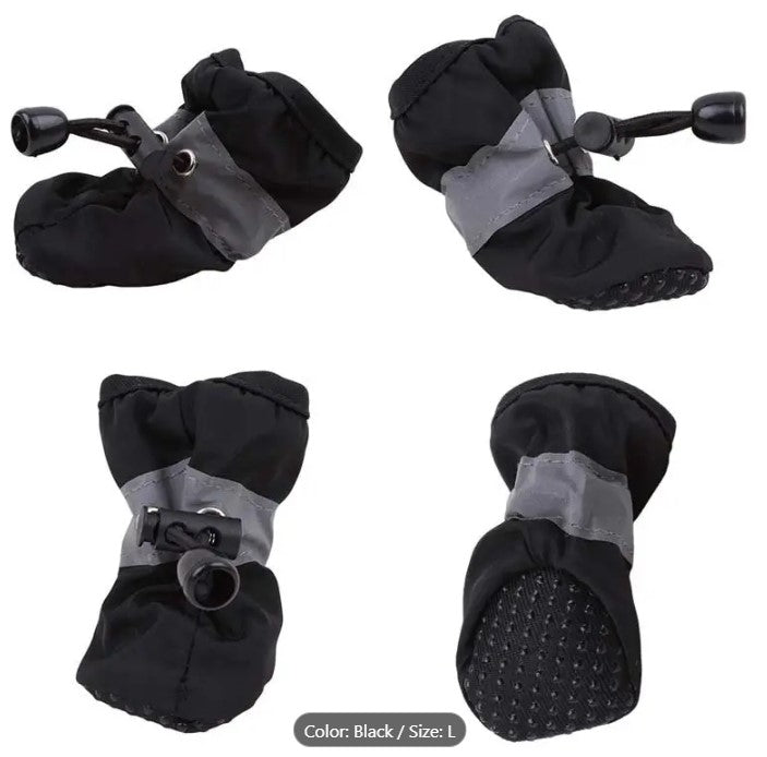 All-Season Pet Paw Protection Booties (Set of 4)