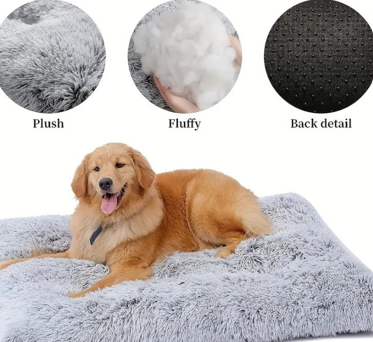 Comfortable Plush Dog Bed- Washable and Durable