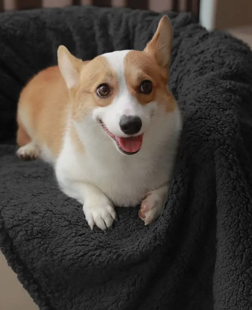 Waterproof Dog Blanket - Double-Sided Sherpa Fleece