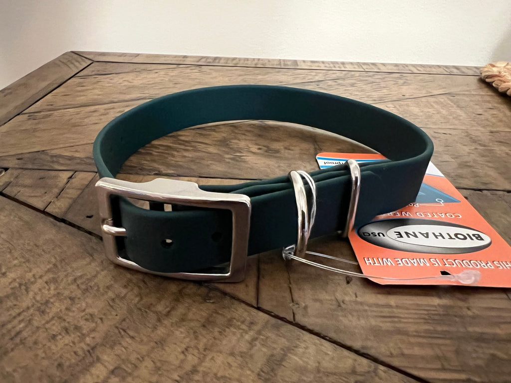 BLUE MOUNTAIN (3/4", Steel) Adjustable Buckle Flat Collar