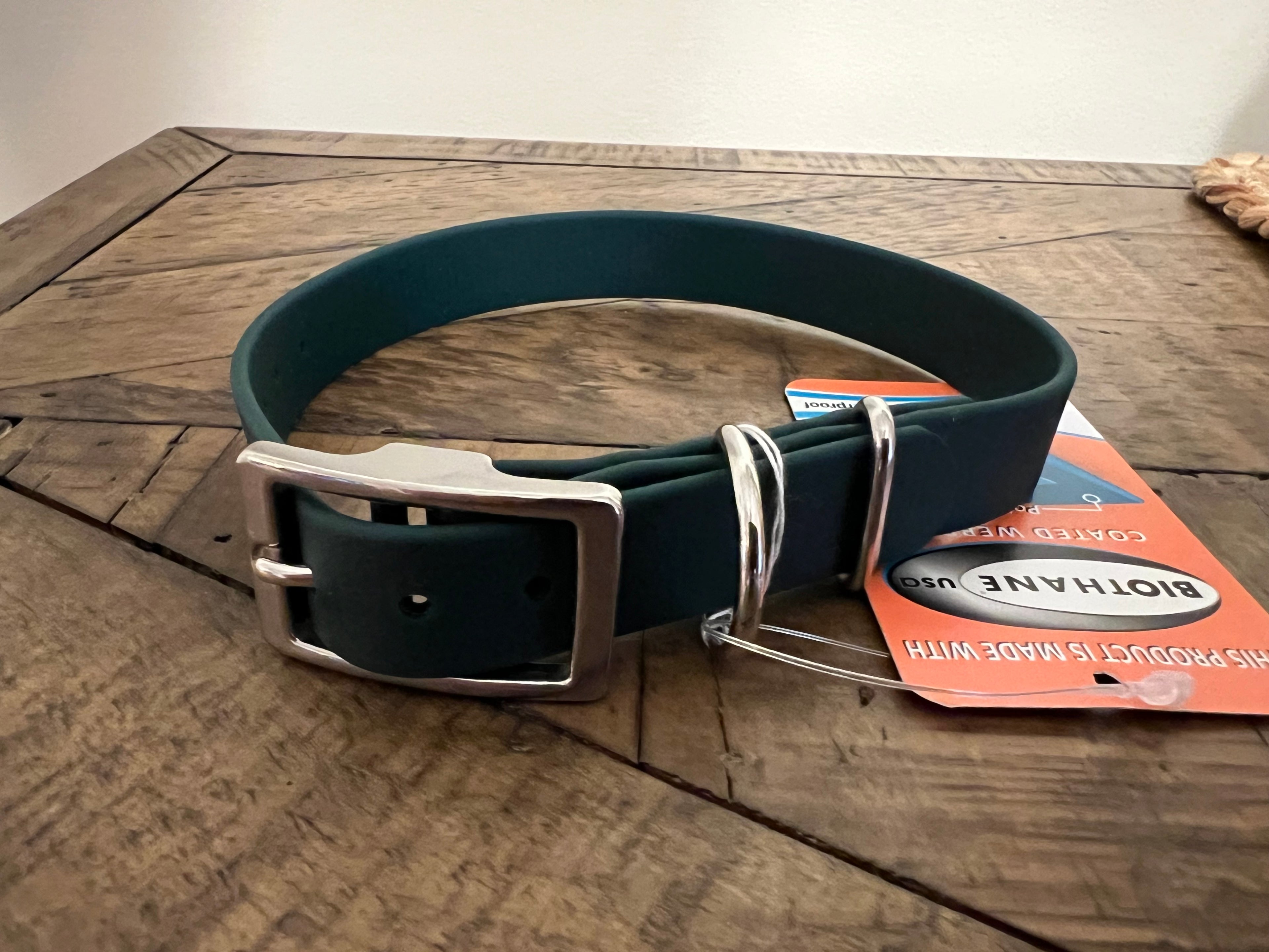 BLUE MOUNTAIN (3/4", Steel) Adjustable Buckle Flat Collar