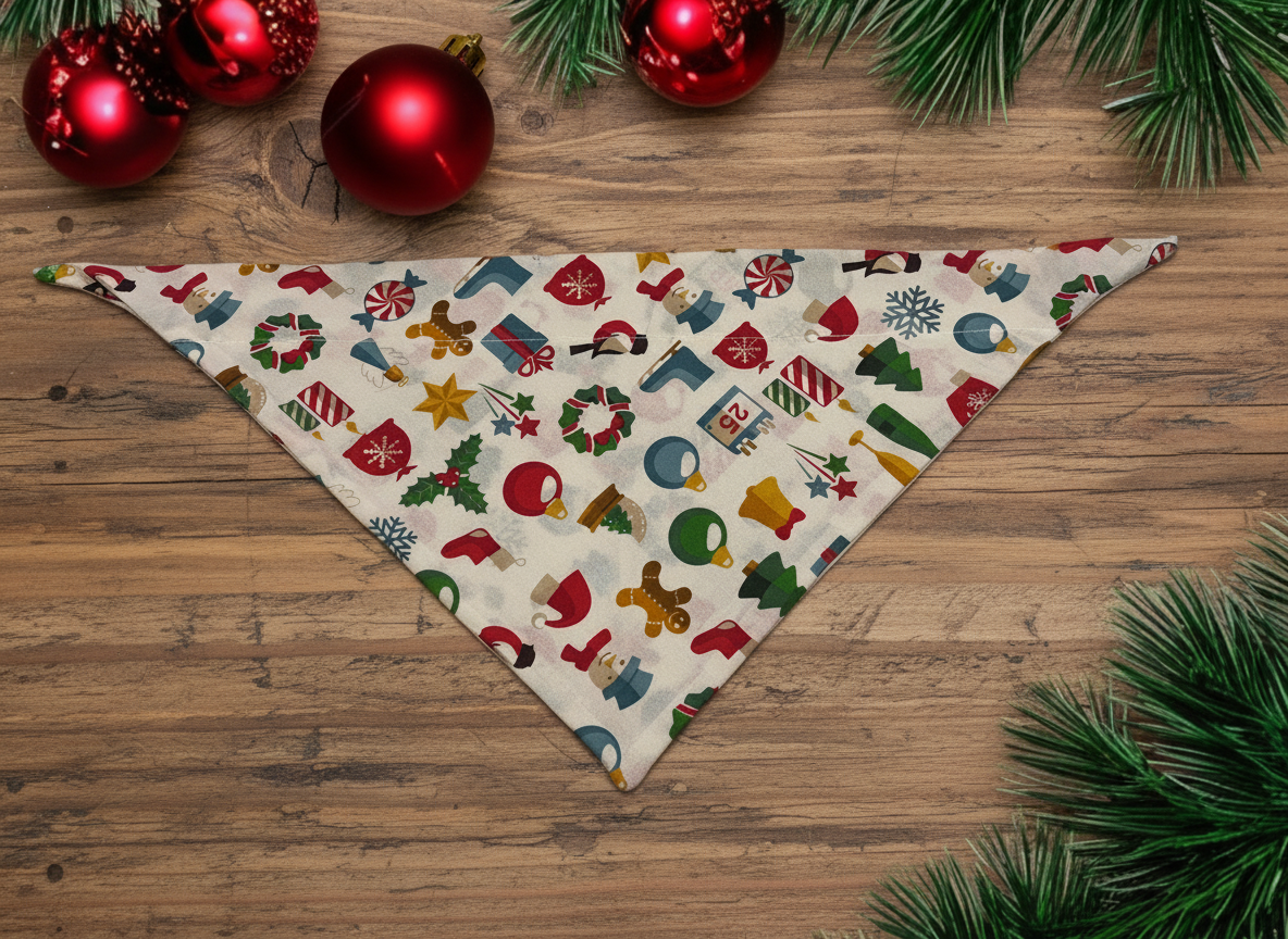 Over the Collar Bandana ( Holiday Edition)