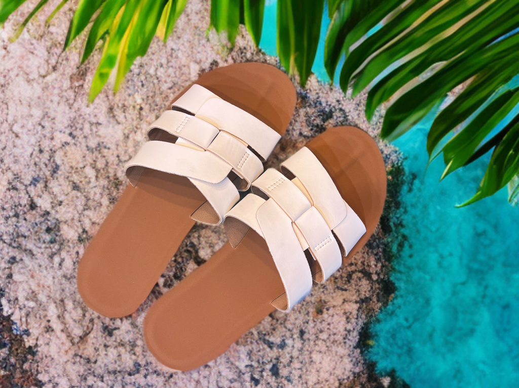 Women's Slip-On Beach Sandals - Lightweight