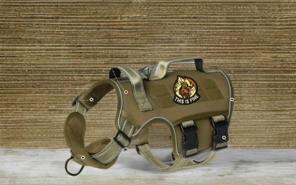 Pack Paw Velcro Patches- Embroidered