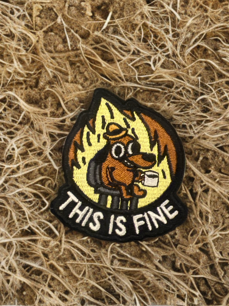 Pack Paw Velcro Patches- Embroidered