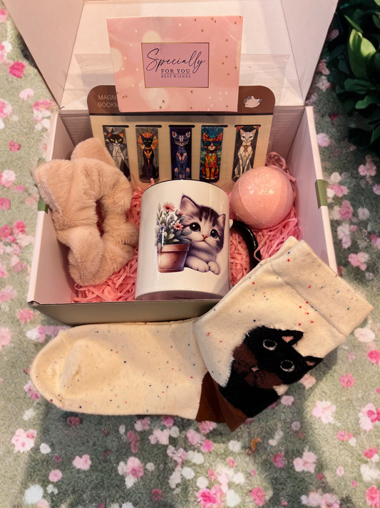 Pampered Paws Cat Mom Gift Box