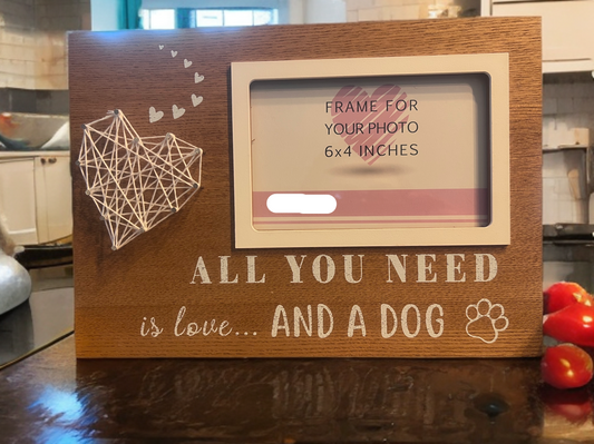 Pawprints on the Heart: Dog Lover’s Photo Frame
