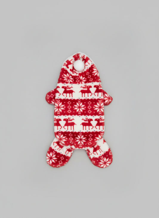 Snuggle Pup Fleece Pajamas- Medium