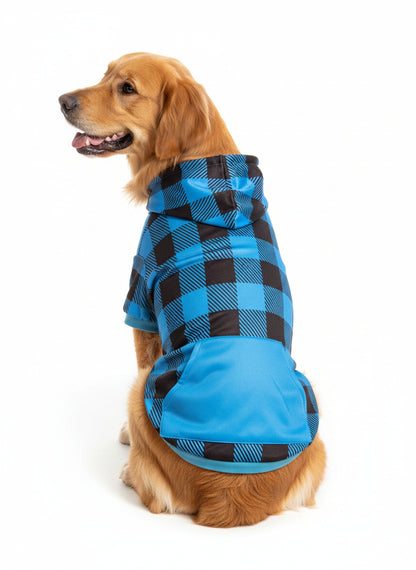 Plaid & Paws Hoodie- 2XL (Final Sale)