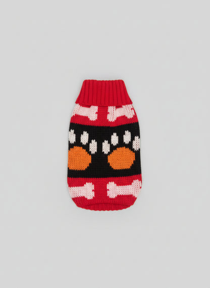 Bone & Paw Pet Turtleneck Sweater- XS