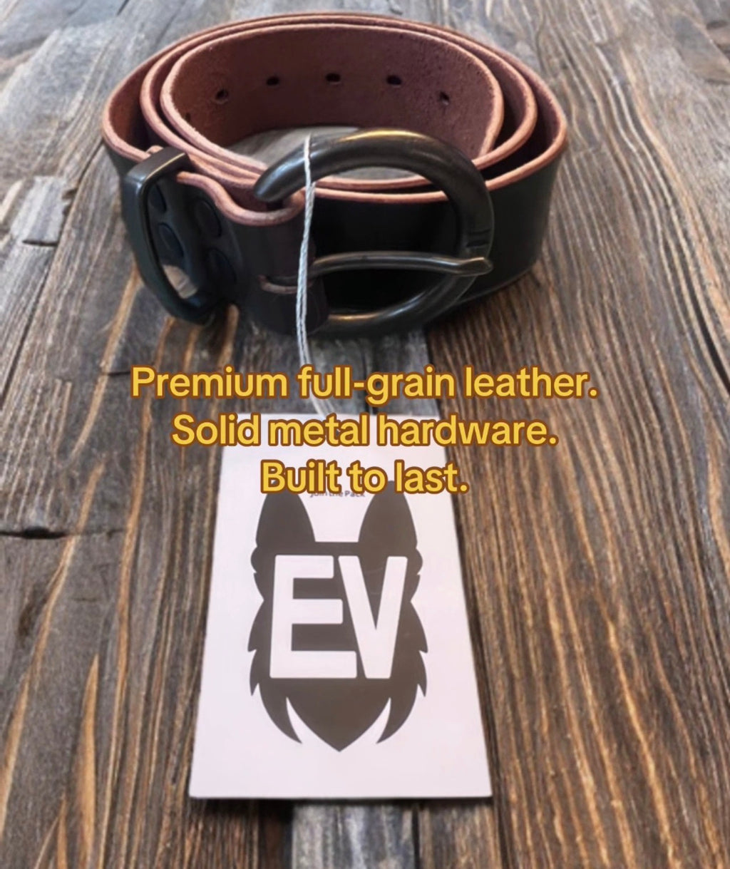 Heritage Full‑Grain Leather Belts