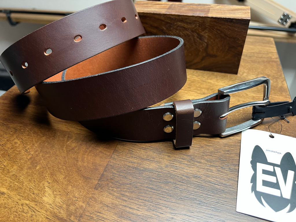 Heritage Full‑Grain Leather Belts