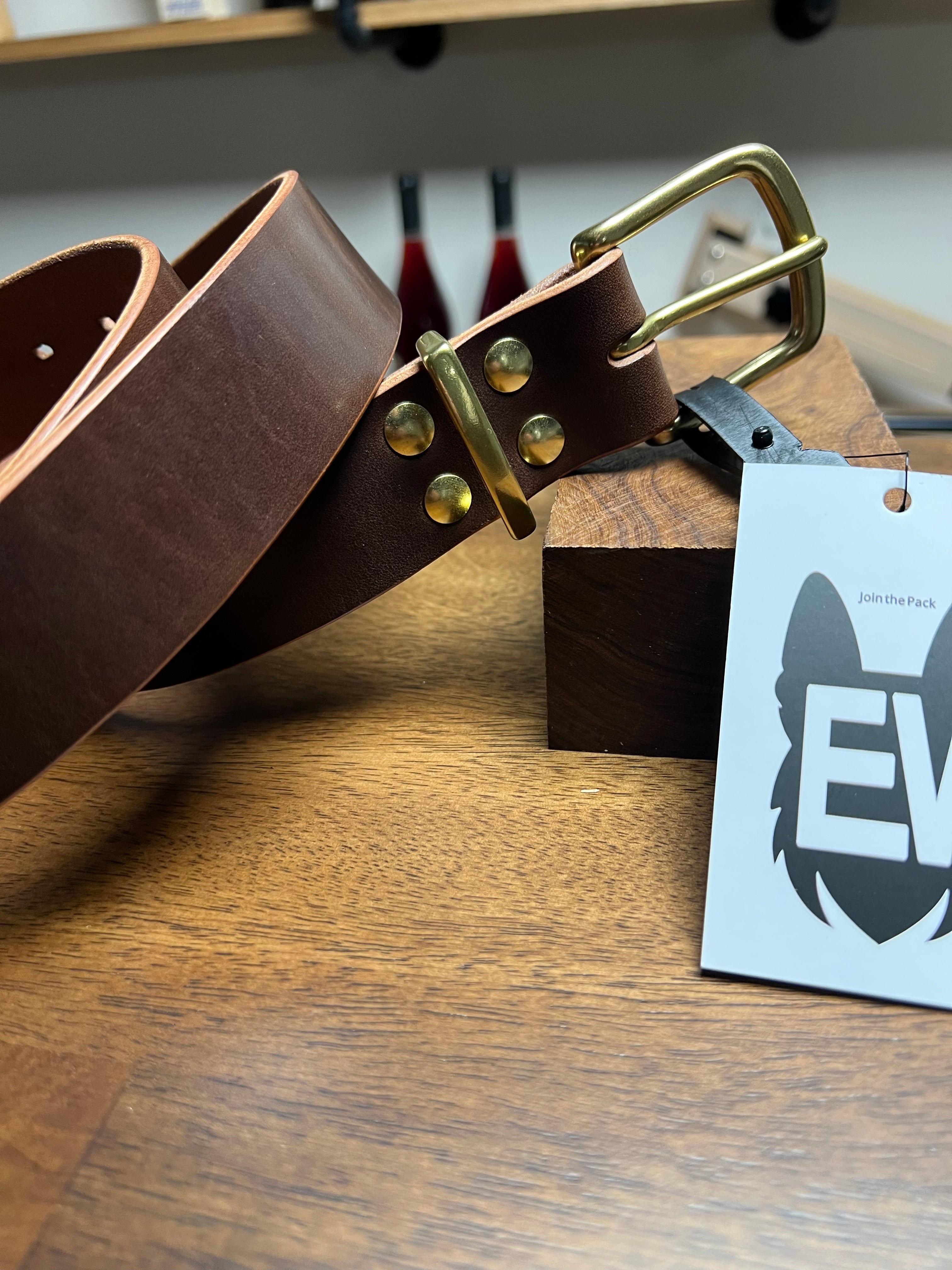Heritage Full‑Grain Leather Belts
