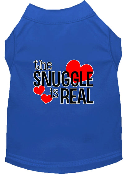 The Snuggle is Real Dog Shirt- Large
