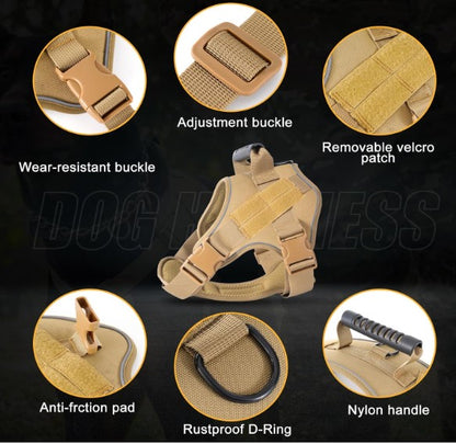 No Pull Tactical Dog Harness