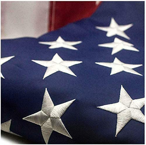 Outdoor American Flag- Heavy Duty w/ Embroidered Stars