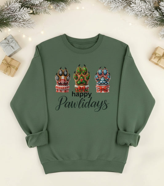 Happy Pawlidays Sweatshirt