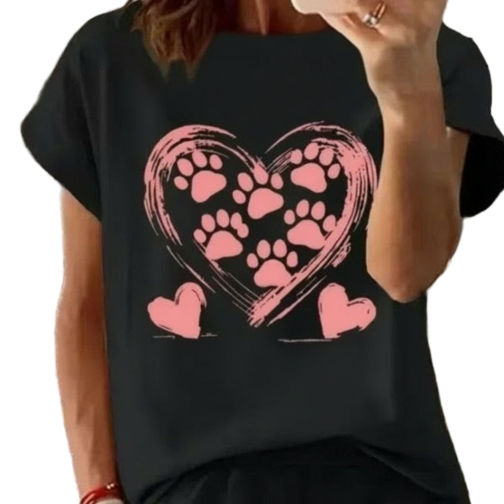 Paw Love T- Shirt - Medium