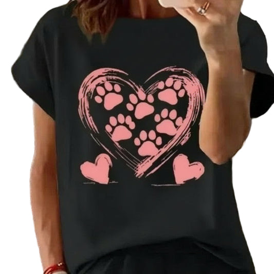 Paw Love T- Shirt - Medium