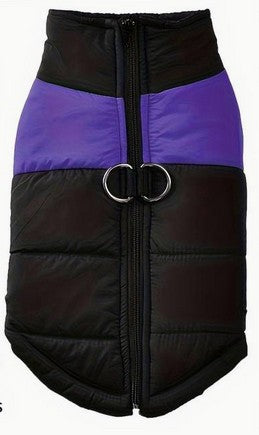 Insulated Winter Dog Jacket with Full-Zip Closure (Large Breeds)