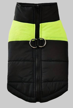 Insulated Winter Dog Jacket with Full-Zip Closure (Large Breeds)