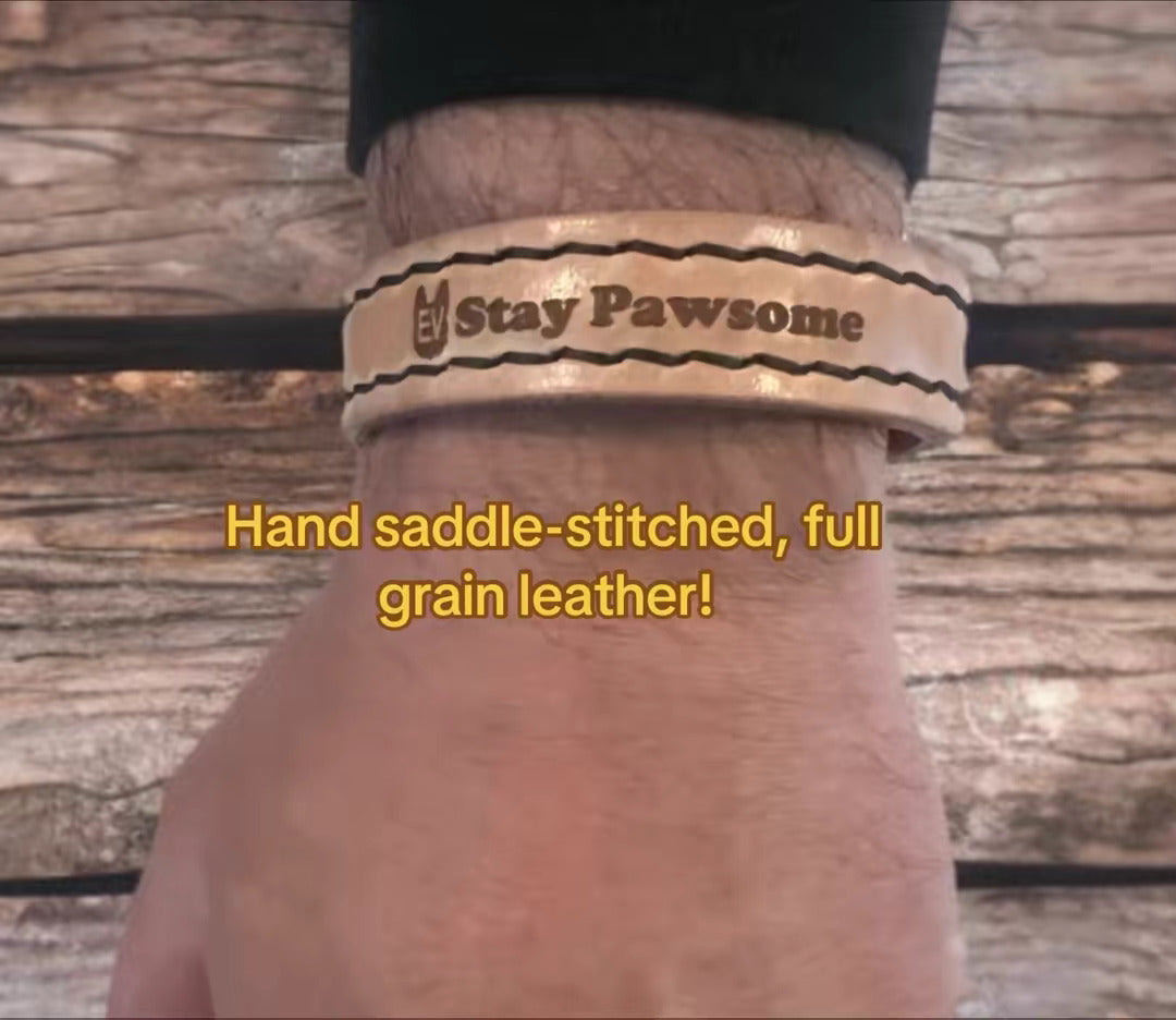 Unisex Leather Bracelets- (Natural Color)