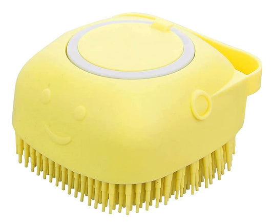 Soft Pet Bath/Massage Brush (Blue ) (Yellow)